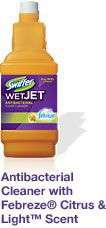 Swiffer WetJet Spray Mop Floor Cleaner, Pad Refills, 18 Count (Pack of 