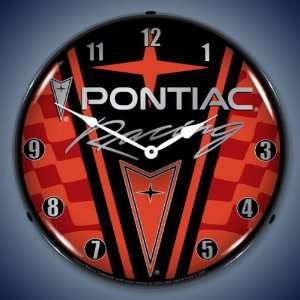  Pontiac Racing Lighted Clock 