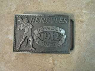 Hercules Powder Company BELT BUCKLE 1975 Silver/Pewter?  