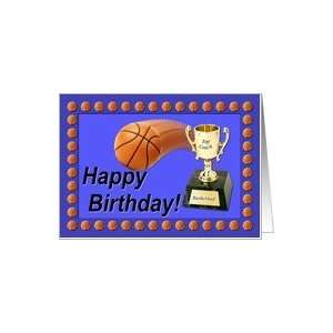 Basketball Coach Birthday Card