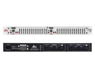 DBX 215S Dual Channel 15 Band Graphic Equalizer 215 S  