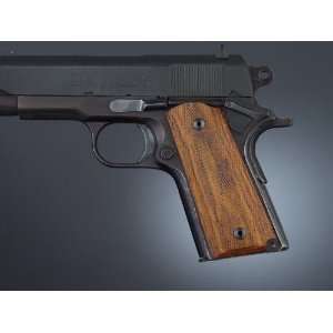  Hogue Colt & 1911 Officers Grips Coco Bolo Checkered 