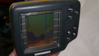 HUMMINBIRD WIDE ONE HUNDRED FISH/ DEPTH FINDER HEAD UNIT ONLY NO POWER 