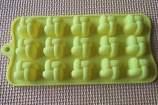 15 Hole Knot Shape Silicone Mold Cake Moulds Soap Molds Jelly Mold 1 