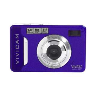 Vivitar Vivicam V5022 Purple 5.1MP Digital Camera with 1.8IN Screen 