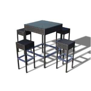  Orion, 5 Piece Dining Set By Luxus Outdoor Patio Furniture 