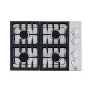 DCS CDU304L 30 Gas Cooktop with 4 Sealed Dual Flow Burners, Continuous 