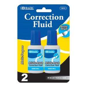  BAZIC 20ml / 0.7 fl. oz. Correction Fluid (2/Pack), case 