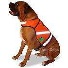 Reflective Dog Safety Vest, Service Dogs, Bag Dispenser, 50 75 lbs 