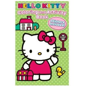   Hello Kitty Coloring and Activity Book with Crayons 