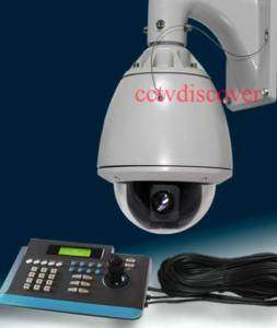 CCTV 27x High Speed PTZ Dome Kamera 4 Axis Joystick Kit  