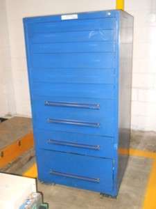 EQUIPTO 10 DRAWER CABINET ~ missing handles ~  