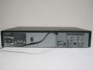 Sony DVD Recorder VHS Video Cassette Recorder Player Combo RDR VX555 