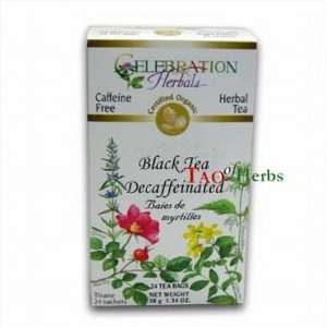  Decaffeinated Black Tea   Organic   24 Tea Bags Health 