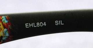 NEW ED HARDY EYEGLASS EHL 804 SILVER TATOO EHL804 LITE  