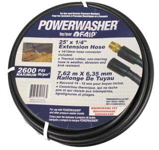 PowerWasher Gas/Electric Universal Pressure Washer 1/4 x 25 