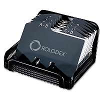 Rolodex Mesh Metal Address Phone & Business Cards File  