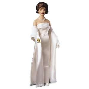   Item By Franklin Mint the Jackie Doll & the White Satin Gown Ensemble