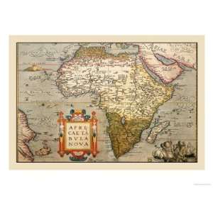   Africa Giclee Poster Print by Abraham Ortelius, 32x24