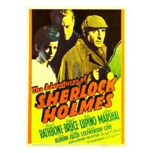 The Adventures of Sherlock Holmes, Ida Lupino, Alan Marshal, Basil 