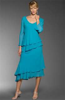 Jones New York Dress Tiered Skirt Set with Asymmetrical Hem 