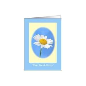 Ann Taylor, The Field Daisy Poetry Greeting Card Card