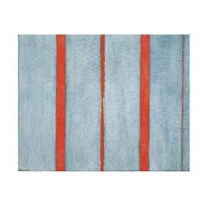 Name I by Barnett Newman. size 26 inches width by 20.75 inches height 