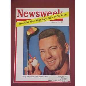  Billy Joe Patton Golf Duffer August 30 1954 Newsweek 