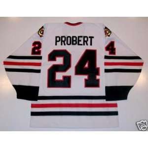Bob Probert Chicago Blackhawks Jersey Home White   Large