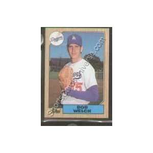  1987 Topps Regular #328 Bob Welch, Los Angeles Dodgers 