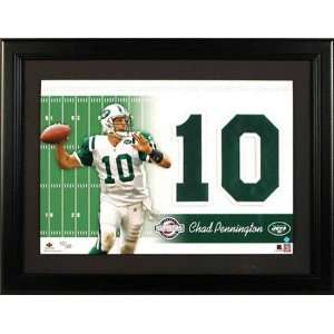 Chad Pennington New York Jets Unsigned Jersey Numbers Piece
