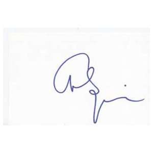 CHRIS SQUIRE Signed Index Card In Person