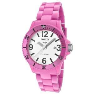  Womens Angel White Dial Pink Plastic 