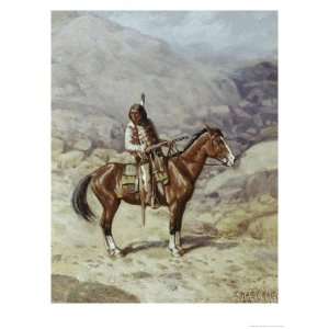   Horseback Giclee Poster Print by Charles Craig, 24x32