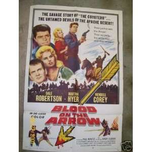  Movie Poster Dale Robertson Blood On The Arrow F41 