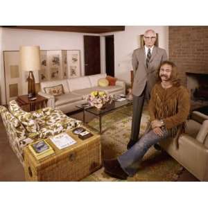 Singer David Crosby Standing with His Father Floyd in Fathers House 
