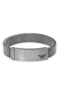 Emporio Armani Stacked Sterling Silver Bracelet  