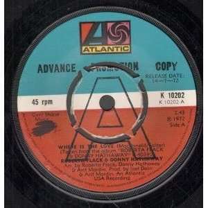   VINYL 45) UK ATLANTIC 1972 ROBERTA FLACK AND DONNY HATHAWAY Music