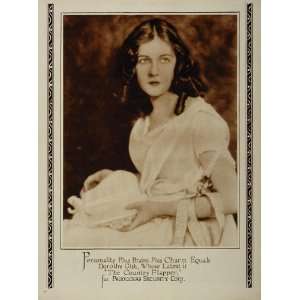  1922 Dorothy Gish Rotogravure Silent Film Ads RARE 