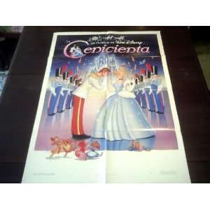  Original Re released Latinamerican Movie Poster Cinderella 