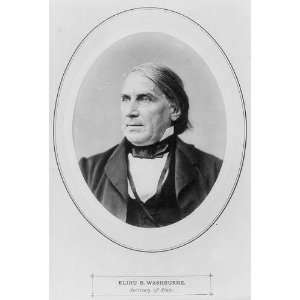  Elihu Benjamin Washburne,1816 1887,US Republican Party 