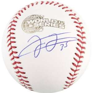 Frank Thomas Autographed Baseball  Details 2005 World Series 