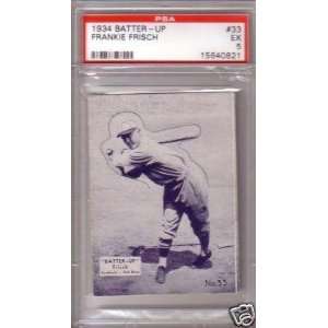  1934 36 Batter Up FRANKIE FRISCH # 33 (PSA 5) HOF   MLB 