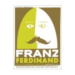 Franz Ferdinand   New York 2006   24x18 inches   Concert Poster