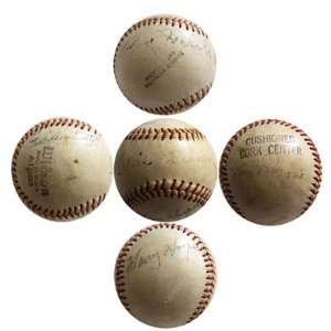   Dom DiMaggio & Gabby Hartnett Autographed Baseball