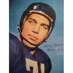 George Connor Chicago Bears Autographed 11 x 14 Professionally Matted 