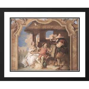 Tiepolo, Giovanni Battista 36x28 Framed and Double Matted Angelica and 