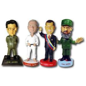   Bad Boy Bobbleheads   Castro, Kim Jong, Chavez, Putin 