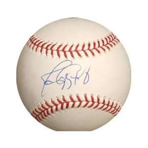  Javy Lopez Signed Baseball   [catcher]