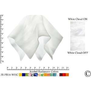 Jezebel Radiance® Large Flame White Cloud Glass Pendant/Ceiling Fan 